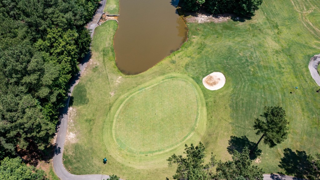 Green from overhead