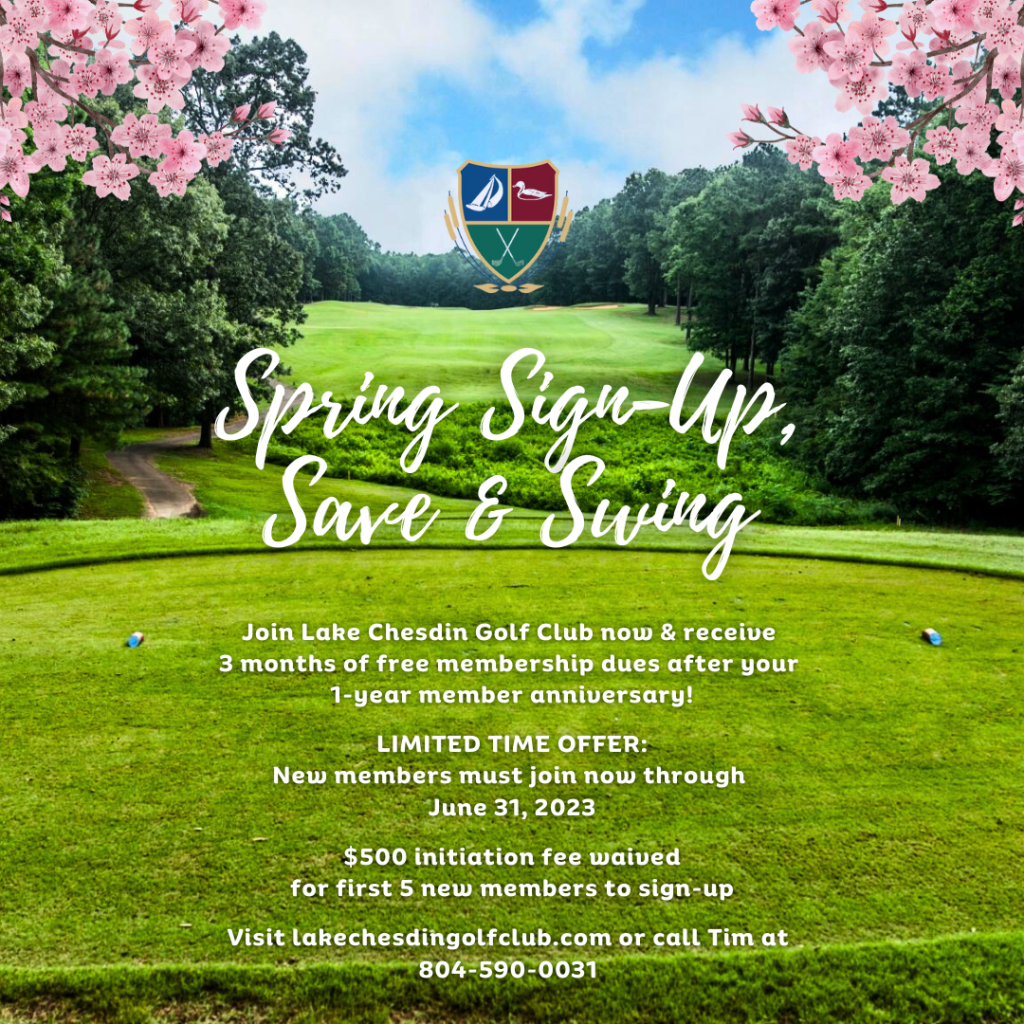 Lake Chesdin Golf Club in Chesterfield, VA | Memberships